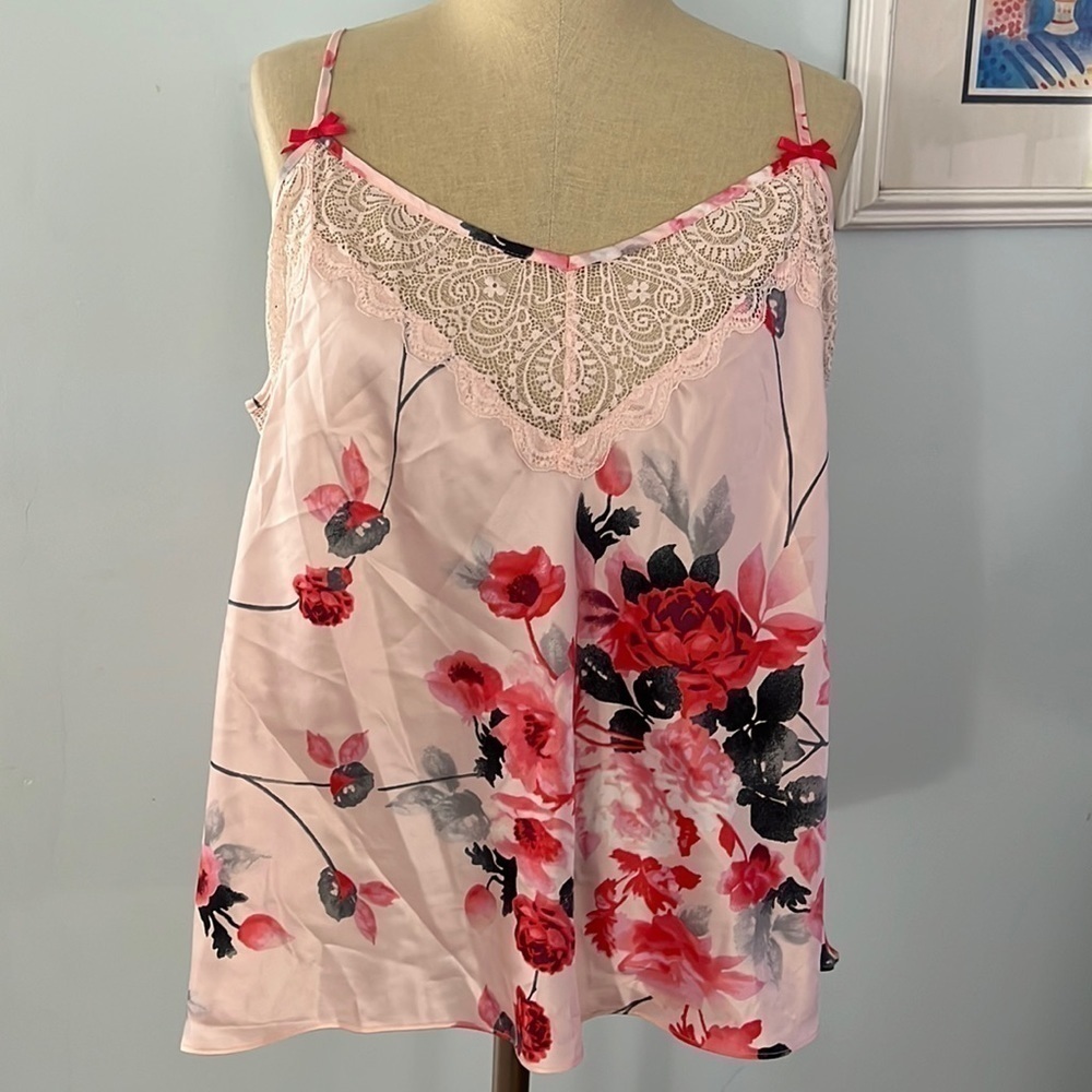 Apt 9 Intimates Fliral Lace Camisole size XL